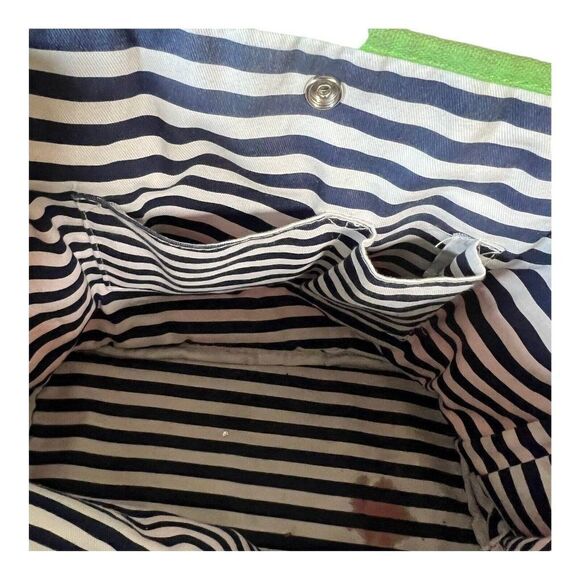 Cape Cod green and pink durable tote bag from Cuffy's Hot Pink Green Souvenir - Picture 5 of 9